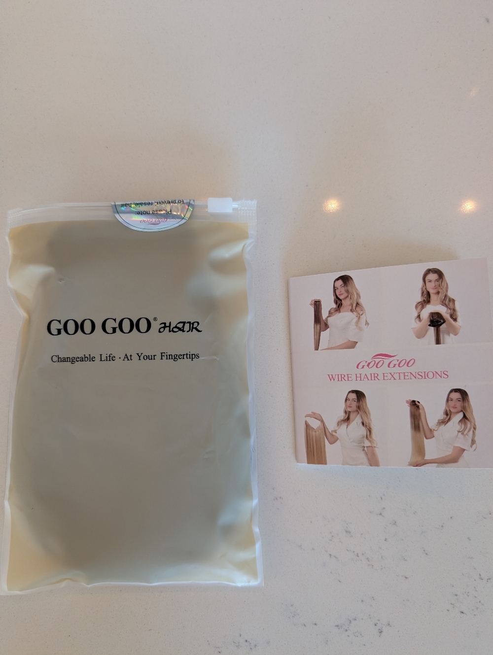 Brand New Goo Goo Halo 20 Inch Real Hair Extensions